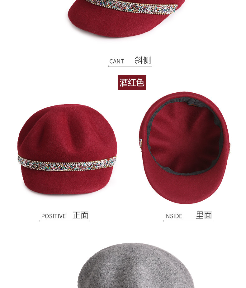 Chapeau pour femme      en Melange de laine - Ref 3234259 Image 27