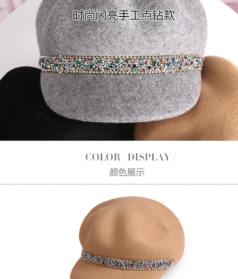 Chapeau pour femme      en Melange de laine - Ref 3234259 Image 25