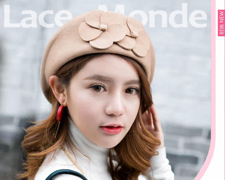 Chapeau pour femme      en Melange de laine - Ref 3233050 Image 6