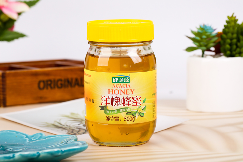 纯正天然野生农家蜂蜜槐花蜜洋槐蜜500g