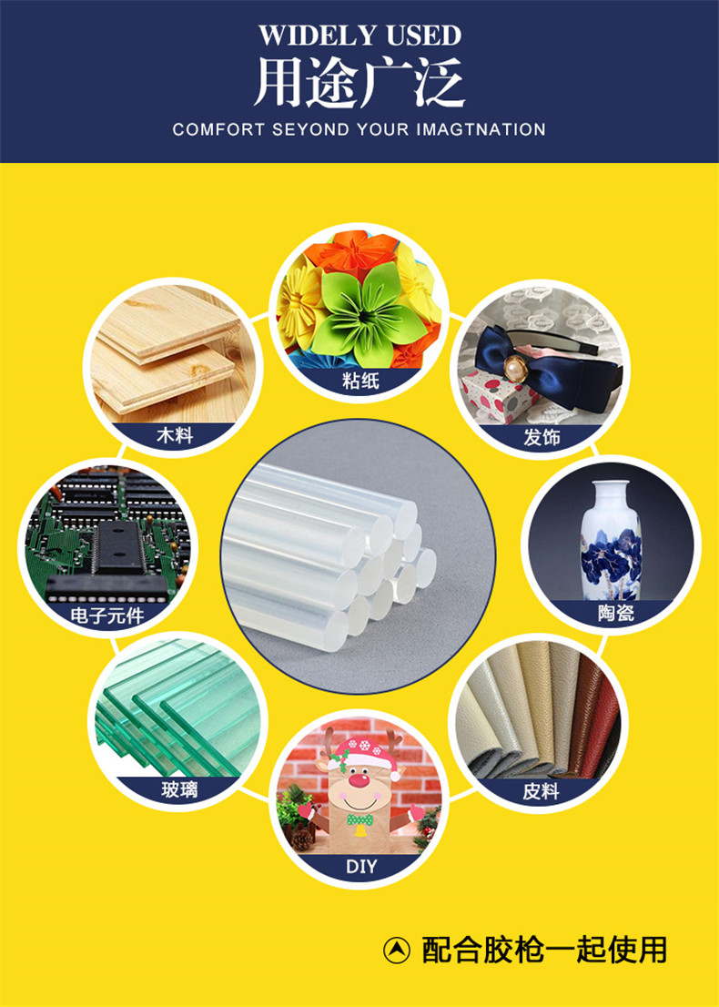 DIY handmade điện sưởi ấm nhiệt nóng chảy keo súng nóng chảy keo dính dính dải để lấy Silicone Keo Công cụ - Công cụ & vật liệu may DIY dụng cụ đan len cơ bản