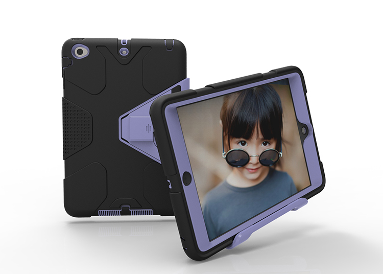 tablet iPad mini mini1 / 2/3 bộ silicone nắp bảo vệ bao gồm tất cả ba đứa con chống đơn giản vỏ thả sức đề kháng - Phụ kiện máy tính bảng kính cường lực ipad
