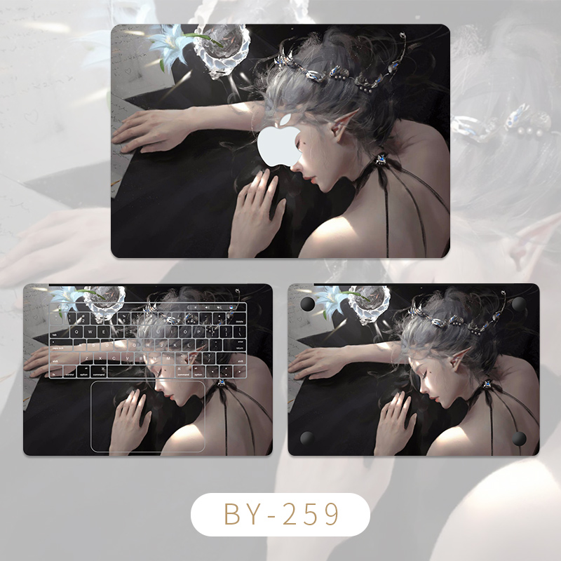 Táo máy tính xách tay mac pro bảo vệ phim macbook sticker bộ đầy đủ các khí nam và 12 bộ 15 tùy chỉnh hình nền 11,6 13,3 inch 13 bao gồm tất cả cá tính sáng tạo bàn phím mềm - Phụ kiện máy tính xách tay decal máy tính casio