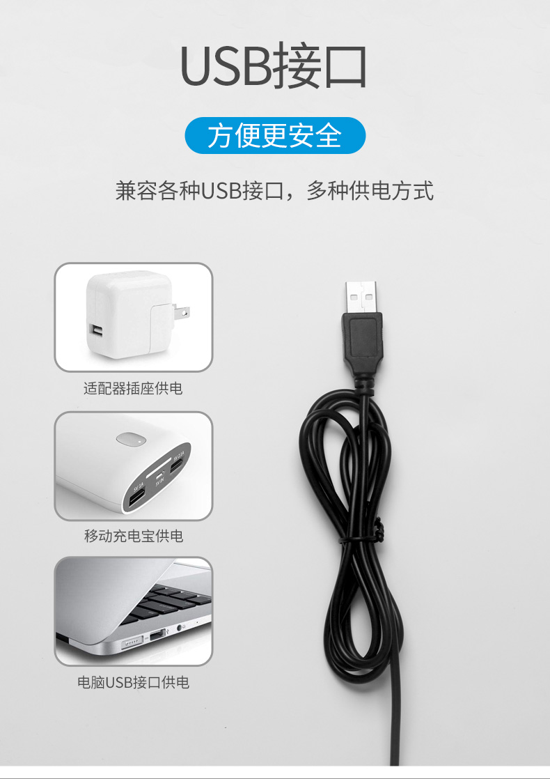 giao diện usb nightlight năng lượng ánh sáng đèn LED Po laptop sạc đèn mắt switch với chuột rút - USB Aaccessories sạc micro usb