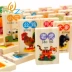 Khối gỗ 100 máy tính bảng chữ Trung Quốc Đồ chơi giáo dục trẻ em Domino 3-6 tuổi giáo dục mầm non mua lego Khối xây dựng