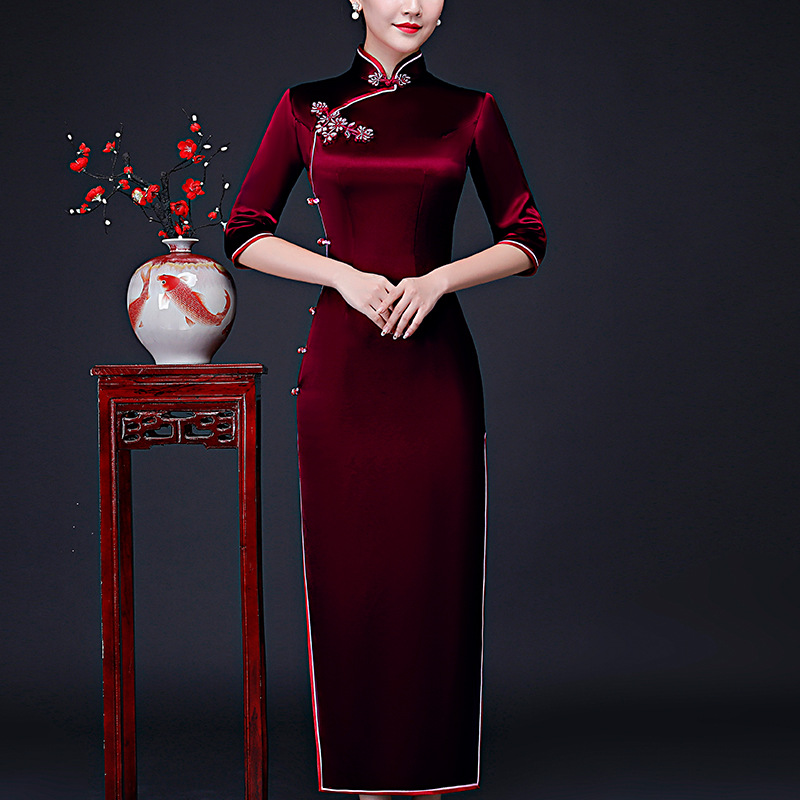  Blushing seven -point sleeve long+M   - $4.71 