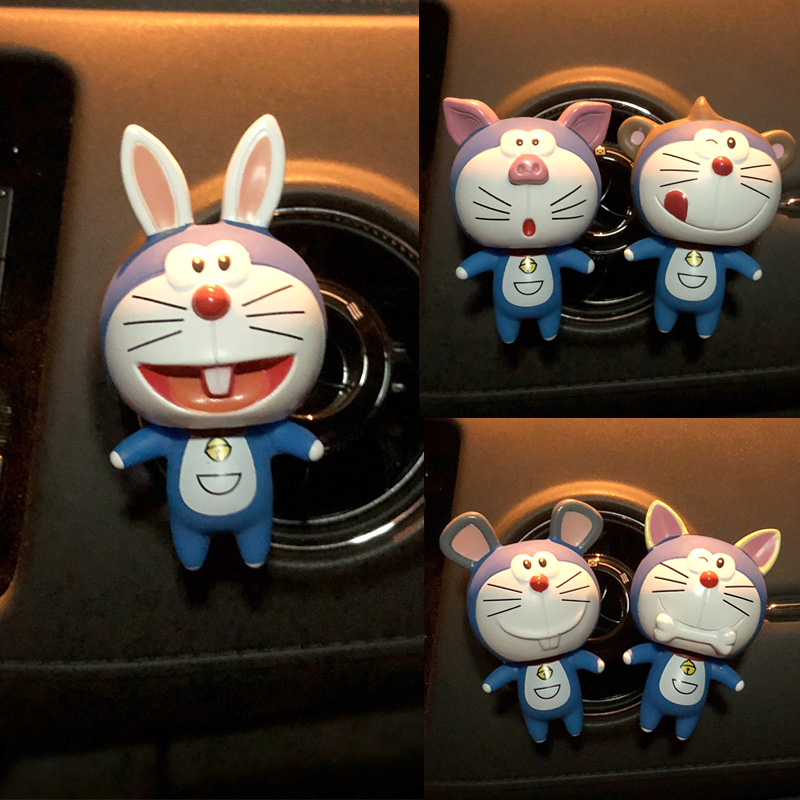 Net Red Blue Fat Sub Light Incense Car Air Outlet Clip Car Interior Decoration Onboard Aroma Lavender Cute Supplies Pendant Goddess