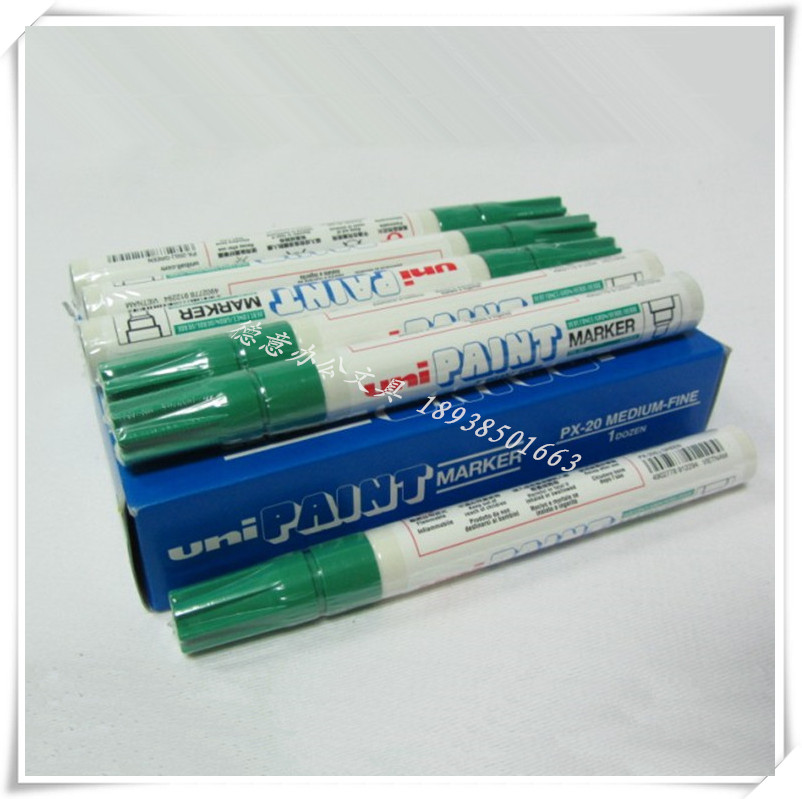 Mitsubishi PX - 20 green paint PCB line plastic can not dry the mark pen