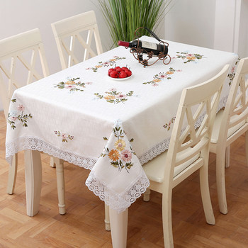 Pastoral cotton and linen handmade embroidery for home furnishings with gifts upon purchase Pastoral cotton and linen handmade embroidery for home furnishings with gifts upon purchase