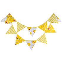 Childrens yellow duck birthday decoration pennant cotton party camping duck flag childrens room kindergarten home decoration