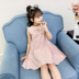 Cô gái ăn mặc 2020 váy Little Girl Summer ăn mặc công chúa váy New Summer Phong cách ăn mặc trẻ em sọc ca rô váy trẻ em. 