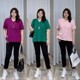 PWD31037 (Top) Spring and Summer New Casual Versatile Versatile Top Women's Plus Size