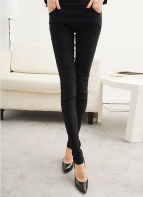 Mặc quần legging dài mùa thu và mùa đông eo cao không thể mua được quần co giãn siêu mỏng siêu dài cộng với quần nhung nữ cỡ lớn chất béo MM quần nữ phong cách