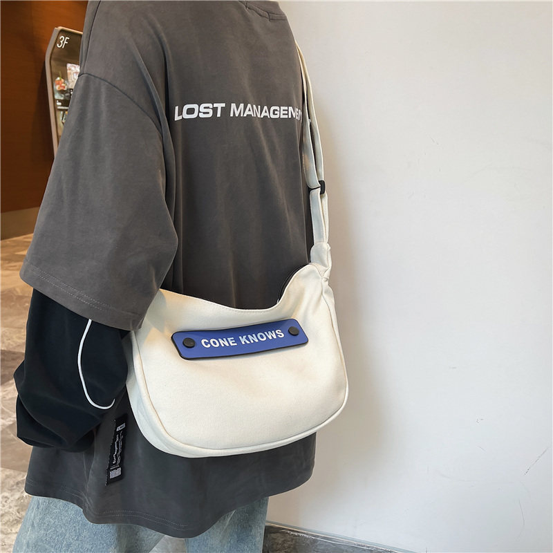 Day Department Leisure Lazy Wind Sloppy Satchel Satchel Satchel Bag single shoulder bag men 100 lap sails bungbag girls' small satchel