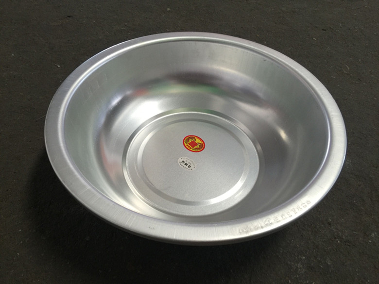 Star Moon Huang Tthicker Pure Aluminum Basin Aluminum Washbasin Aluminum Face Basin Thickened Commercial Home Large Aluminum Basin Wash Vegetable Basin