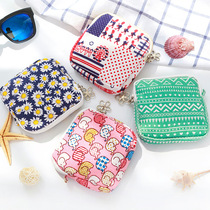 Large-capacity sanitary napkin storage bag Portable aunt towel briefcase Student cute sanitary napkin change storage bag