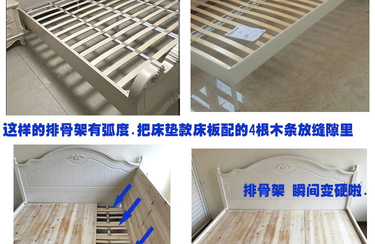 Đặc biệt 1,5 1,8 m boong gỗ nệm gấp eo boong boong linh sam có thể được tùy chỉnh tatami - Giường giường ngủ pallet