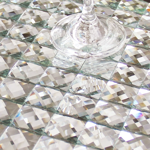 Кристаллическое стекло алмазное мозаичное самоадгезивное зеркальное зеркальное флеш -бриллиантовое телевизионное телевидение Фоновая стена KTV украшение бар