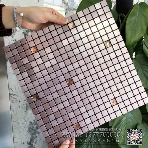 Металлическая алюминиево-пластиковая пластина, мозаичная самоклеящаяся гостиная, прихожая, ванная комната, КТВ, гостиничный телевизор, украшение стены, влагостойкая и прочная