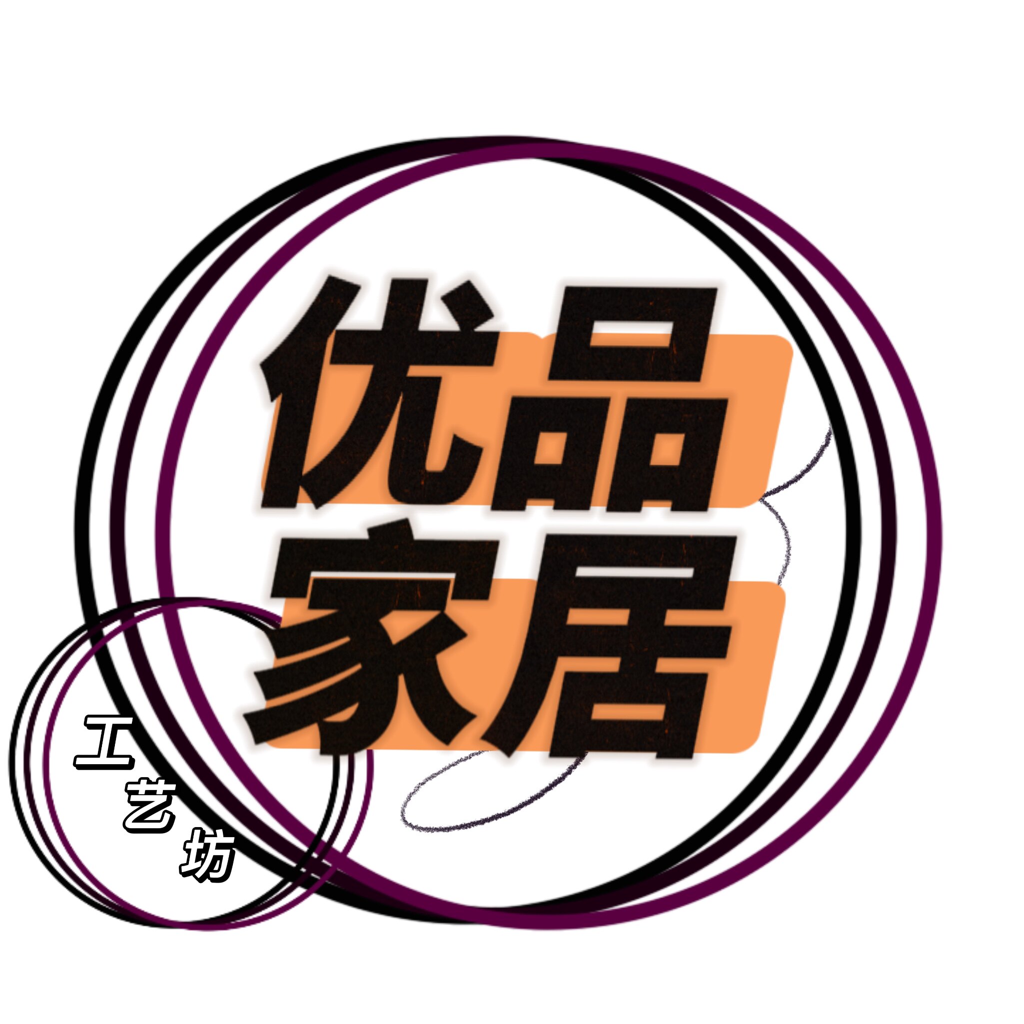 优品家居工艺坊的LOGO