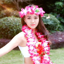 Children Hawaii Grass Dress Dance Floral Ring Handring Games Performance Area Materials Seagrass Dance Accessories Performance Props