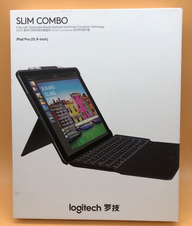Logitech Slim Combo Keyboard Case Ik1272 Comes with a Backlit Keyboard for iPad Pro 12.9inch Logitech Slim Combo Keyboard Case Ik1272 Comes with a Backlit Keyboard for iPad Pro 12.9inch