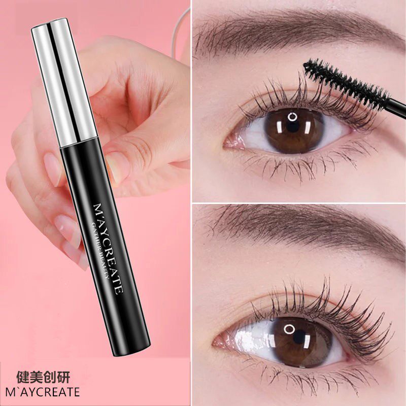 (2 clothes) MayCreate bodybuilding and research mascara waterproof slim and long lasting without fainting