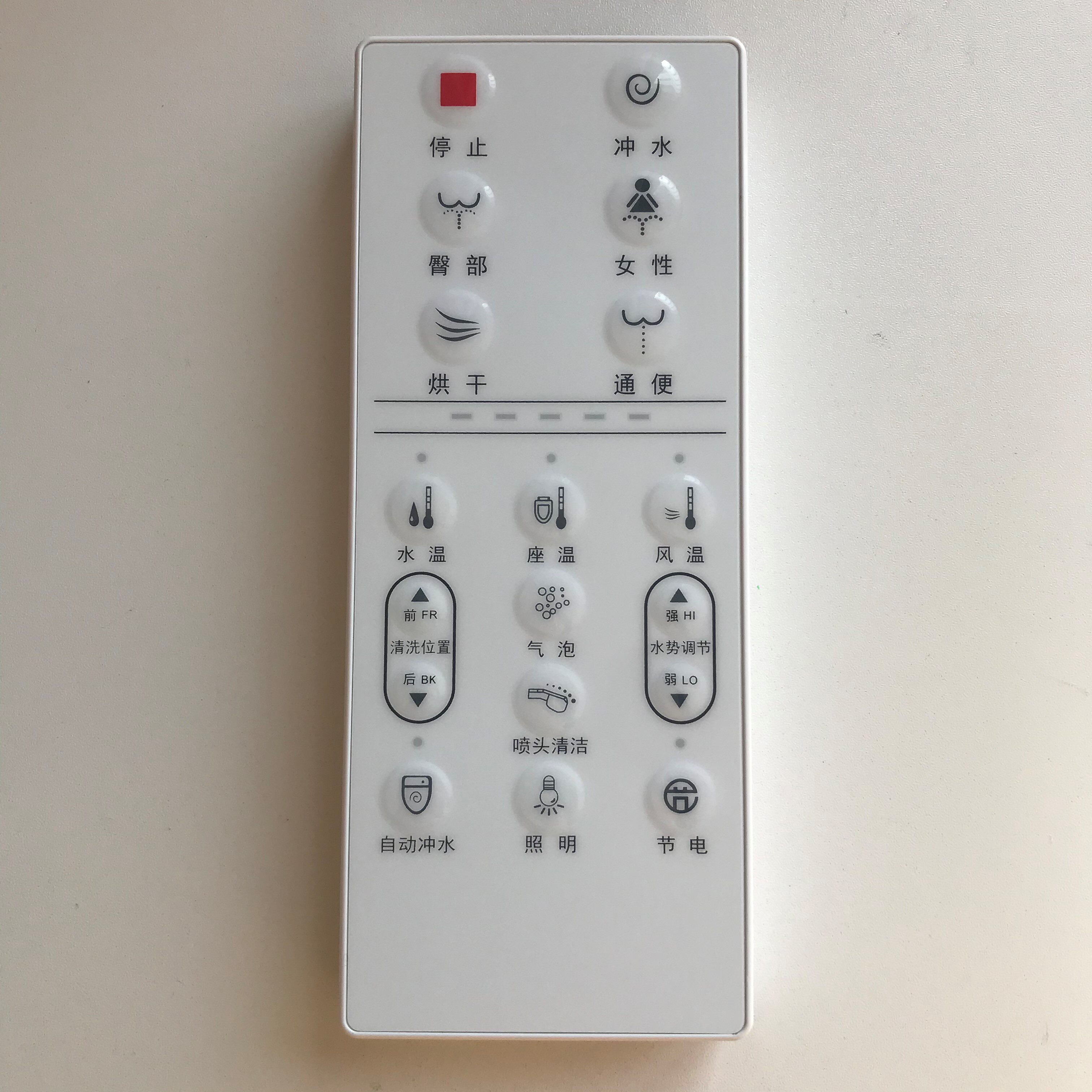 Smart toilet remote control GM Wrigley Philips HILK 4D FRAE Anwar Tsugami