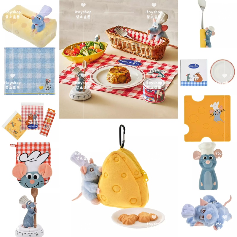 In Stock Tokyo Disney Ratatouille Heat-Resistant Gloves, Plates, Spoons, Placemats, and Other Merchandise