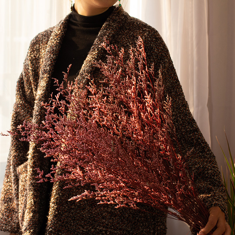 Colorful Lover Grass Drying Flowers Real Flower Scene Arrangement Bouquet Matching Floral Material Home Flower Arrangement Decoration Dry Grass Perpetual Raw Flowers