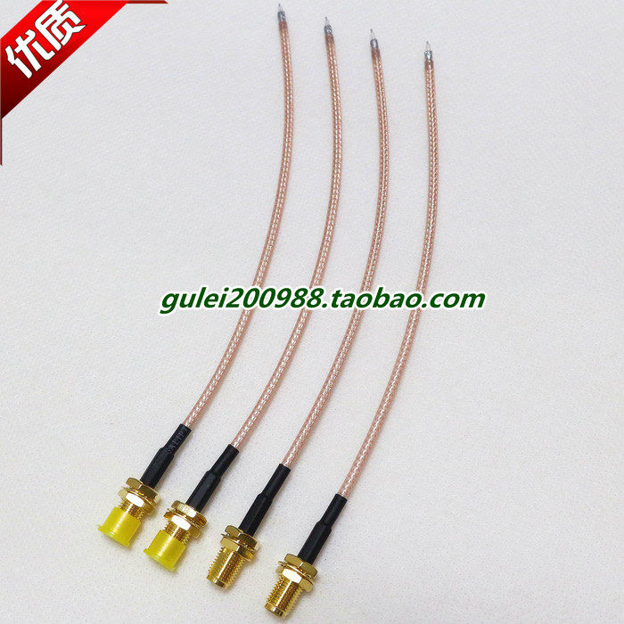 10cm SMA-K female connector RG316(50-1 5) silver plated wire tail stripping can be directly welded plate