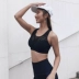 Weiren cô gái gợi cảm rỗng rắn màu áo ngực thể thao đồ lót nữ mà không có vòng thép chống sốc đồ lót thể dục phong cách đồ lót áo bra adidas Đồ lót thể thao