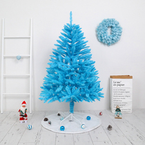 2024 new Christmas tree Nordic style 1 8m 150cm set of decorations high-end Morandi blue Christmas tree