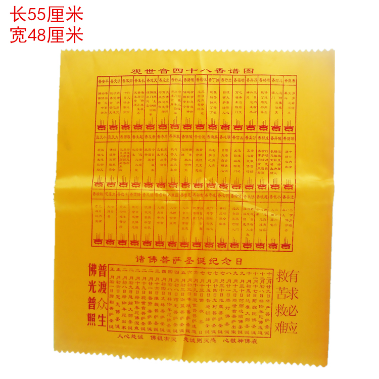 Guanyin Forty-eight Incense Map