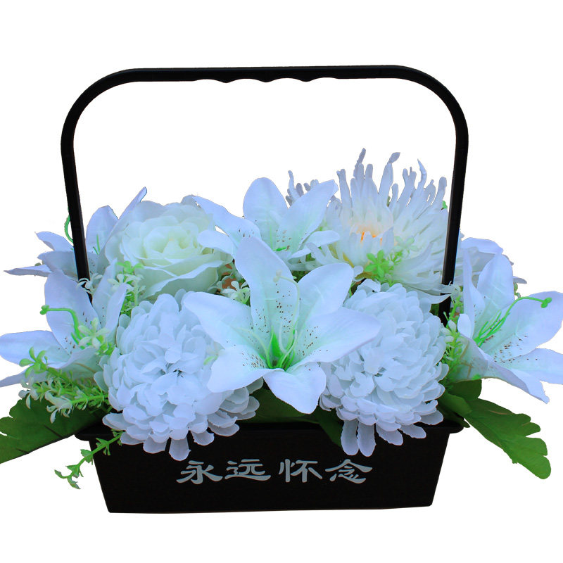 Simulation of flower sacrifice flower sacrifice flower sacrifice grave sacrifice grave sacrifice and fatherhood simulation flower basket