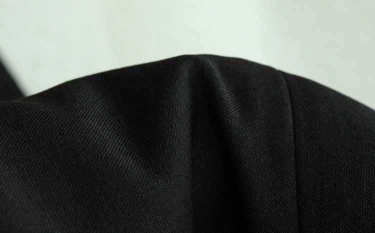 Демисезонные шерстяные черные штаны, свободный прямой крой 