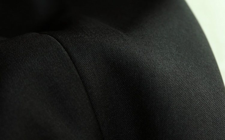 Демисезонные шерстяные черные штаны, свободный прямой крой 