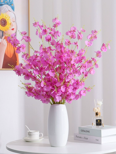 Танцующая орхидея симуляция цветок высококачественный 2022 Новая высокая фальшивая цветочная гостиная. Помещение столовых цветов и цветочных букетов