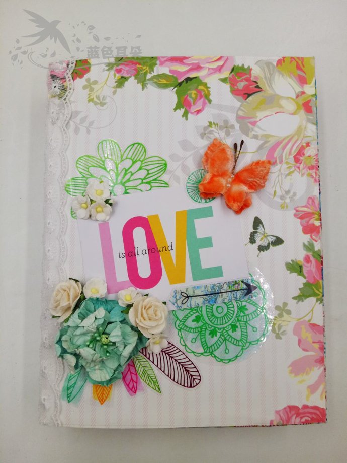 Original handmade album ----- small frescoed flower fairy photo book (participated in RMB1200  has been presented)