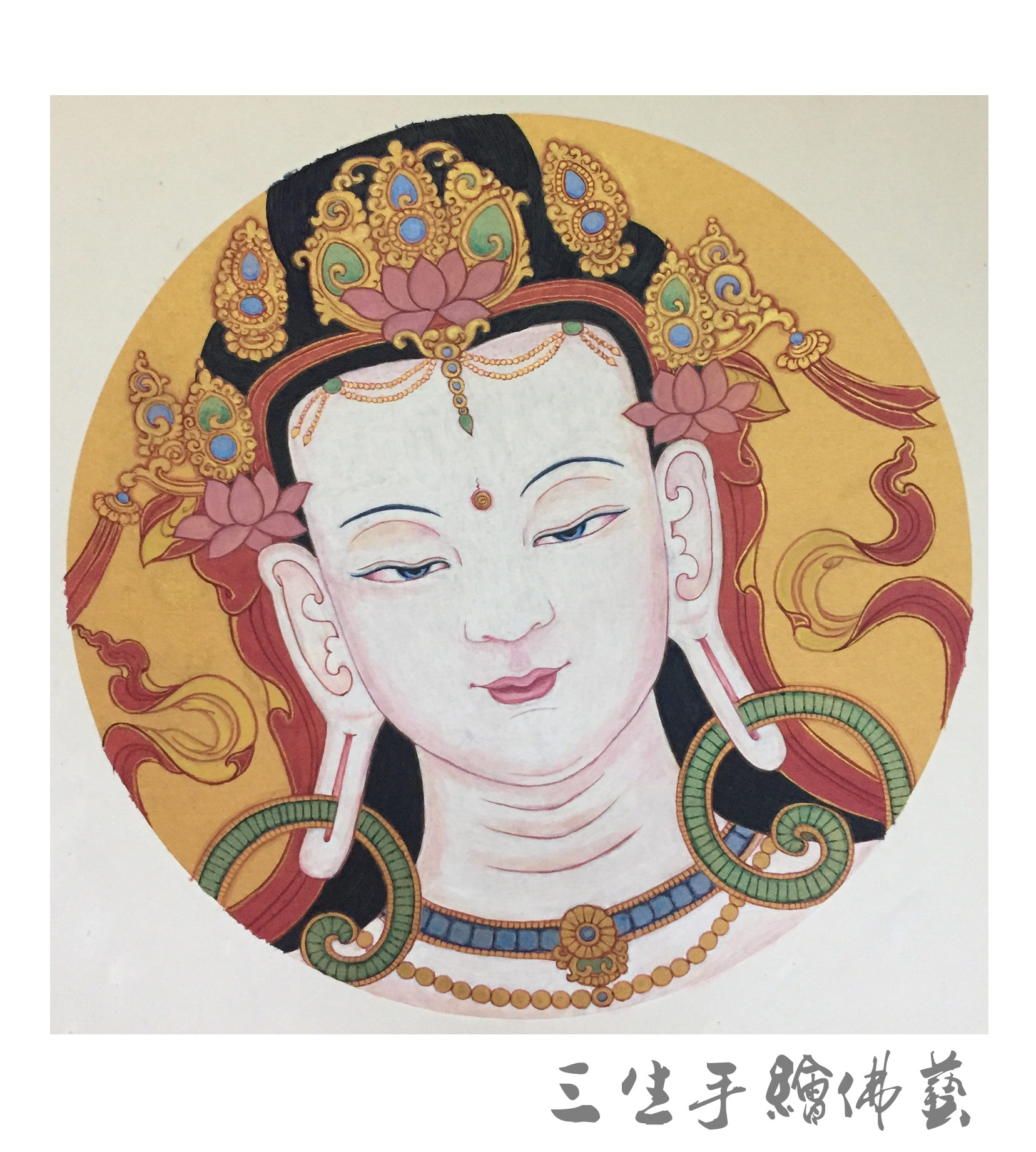 Donka degree Mother's head pure hand painted with pure hand painted non-printed matter-Taobao