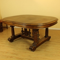 Fort Lion Western furniture in 19th century France made Henry II style walnut table