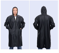 Черная эластичная длинная шапка