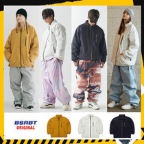 2223BSRABBIT Korean ski clothing and pants waterproof breathable warm and wear-resistant cardigan zipper style single and double plates