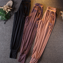 High-waisted loose quick-drying sweatpants womens autumn slimming toe yoga trousers running fitness pants leisure tide