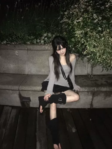 Панк-девчонка, старая, старая, юбка-юбка с тремя слоями