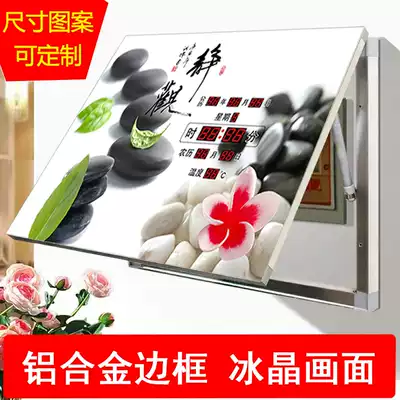 2021 household meter box shielding decorative painting modern simple gate box push-pull rack