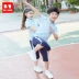 Quần áo sân vườn mẫu giáo mùa hè nhóm dịch vụ lớp học mua quần áo mùa hè ngắn tay cho trẻ em phù hợp với học sinh tiểu học và trung học - Đồng phục trường học / tùy chỉnh thực hiện áo trẻ em Đồng phục trường học / tùy chỉnh thực hiện