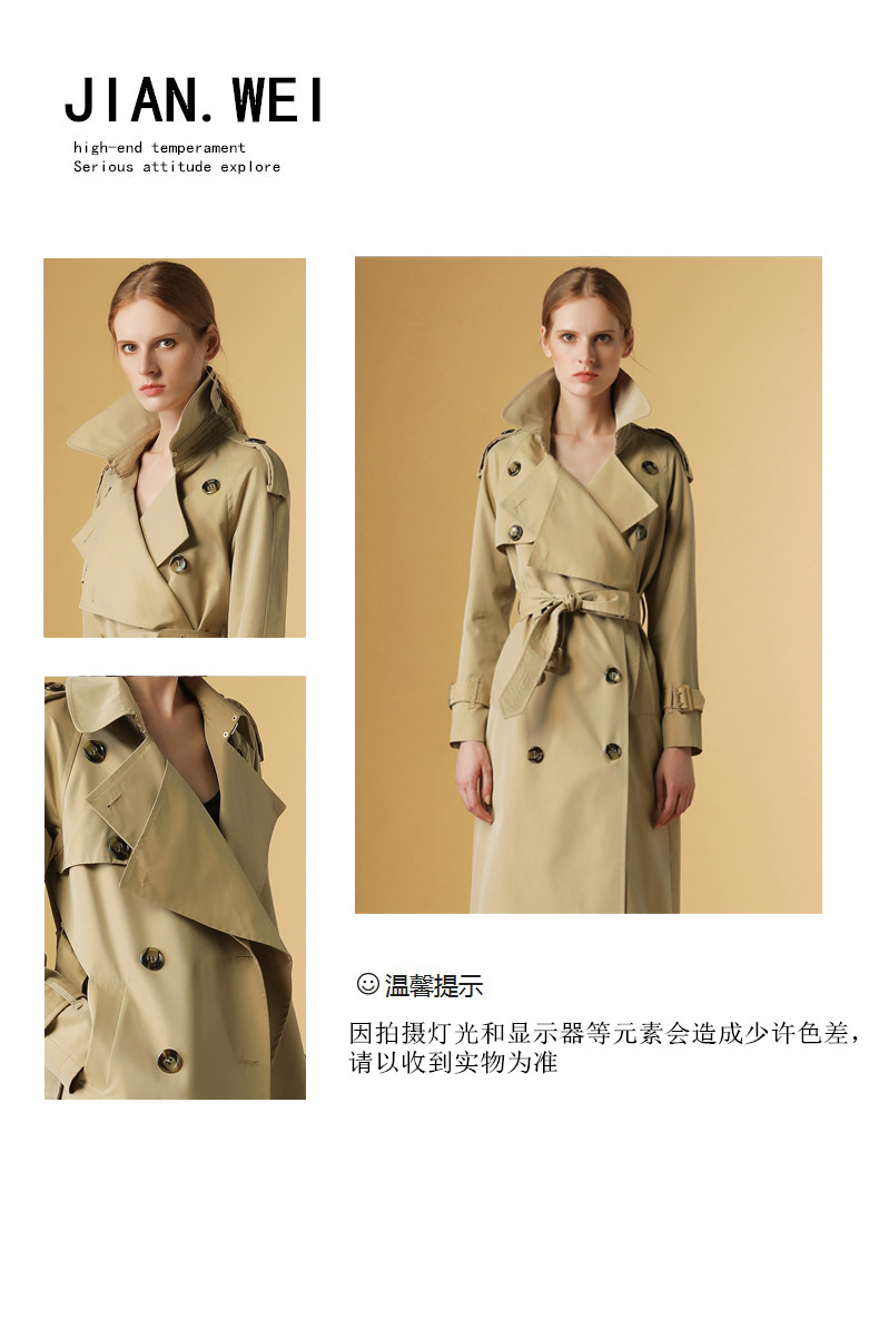 Trench pour femme en Coton - Ref 3227844 Image 8