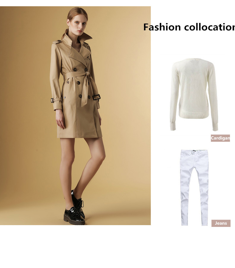 Trench pour femme en Coton - Ref 3227458 Image 14