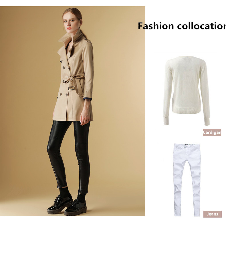 Trench pour femme en Coton - Ref 3226508 Image 14